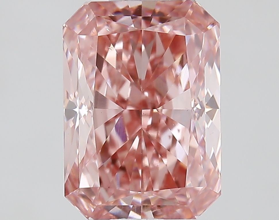 Loose Diamond - RADIANT 1.9ct Fancy Intense Pink VS1