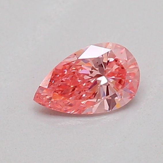 Loose Diamond - PEAR 0.2ct Fancy Vivid Pink SI1