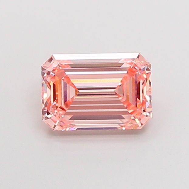 Loose Diamond - EMERALD 3.09ct Fancy Vivid Pink VS1: Loose Diamond - EMERALD 3.09ct Fancy Vivid Pink VS1 Source: This is a real non-mined Diamond that has been grown in a lab Shape: EMERALD Carats: 3.09 Color: Fancy Vivid Pink Certification: IGI Video: