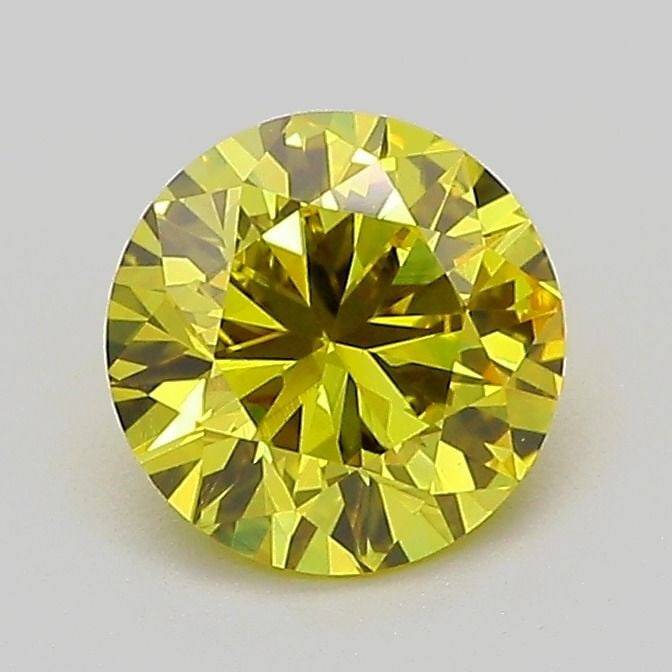 Loose Diamond - ROUND 1.01ct Fancy Vivid Yellow VVS2: Loose Diamond - ROUND 1.01ct Fancy Vivid Yellow VVS2 Source: This is a real non-mined Diamond that has been grown in a lab Shape: ROUND Carats: 1.01 Color: Fancy Vivid Yellow Certification: IGI Video:
