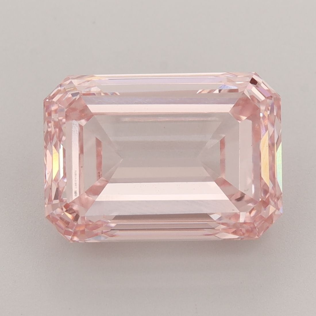 Loose Diamond - EMERALD 5.9ct Fancy Intense Pink VS1: Loose Diamond - EMERALD 5.9ct Fancy Intense Pink VS1 Source: This is a real non-mined Diamond that has been grown in a lab Shape: EMERALD Carats: 5.9 Color: Fancy Intense Pink Certification: IGI Video