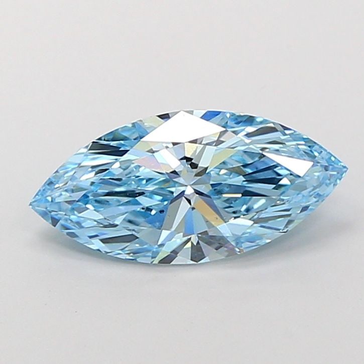 Loose Diamond - MARQUISE 1.56ct Fancy Vivid Blue VS2