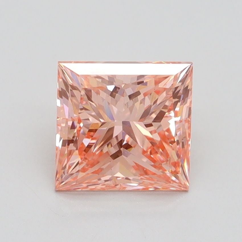 Loose Diamond - PRINCESS 1.54ct Fancy Intense Pink VS1