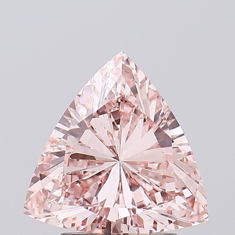 Loose Diamond - TRIANGULAR 1.94ct Fancy Intense Pink VS2: Loose Diamond - TRIANGULAR 1.94ct Fancy Intense Pink VS2 Source: This is a real non-mined Diamond that has been grown in a lab Shape: TRIANGULAR Carats: 1.94 Color: Fancy Intense Pink Certification: I