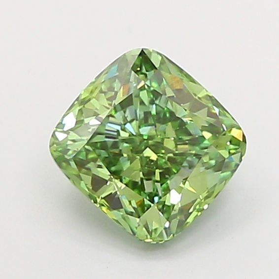 Loose Diamond - CUSHION MODIFIED 2.02ct Fancy Vivid Green VS2: Loose Diamond - CUSHION MODIFIED 2.02ct Fancy Vivid Green VS2 Source: This is a real non-mined Diamond that has been grown in a lab Shape: CUSHION MODIFIED Carats: 2.02 Color: Fancy Vivid Green Certif