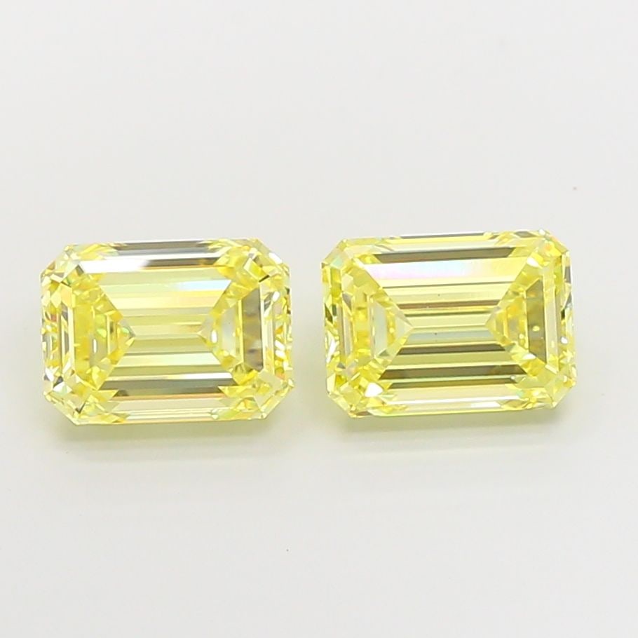 Loose Diamond - EMERALD 3.01ct Fancy Intense Yellow VS1: Loose Diamond - EMERALD 3.01ct Fancy Intense Yellow VS1 Source: This is a real non-mined Diamond that has been grown in a lab Shape: EMERALD Carats: 3.01 Color: Fancy Intense Yellow Certification: IGI
