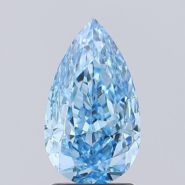 Loose Diamond - PEAR 1.55ct Fancy Vivid Blue VS2