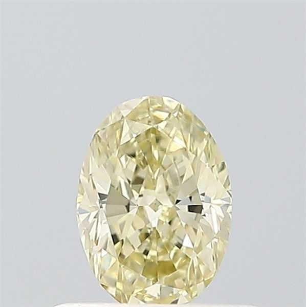 Loose Diamond - OVAL 0.48ct Fancy Light Yellow VVS2: Loose Diamond - OVAL 0.48ct Fancy Light Yellow VVS2 Source: This is a real non-mined Diamond that has been grown in a lab Shape: OVAL Carats: 0.48 Color: Fancy Light Yellow Certification: IGI Video: