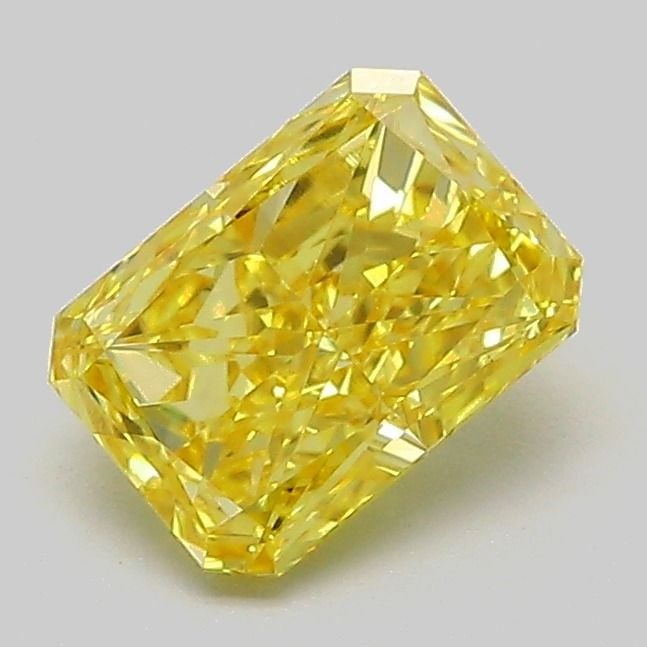 Loose Diamond - RADIANT 1.05ct Fancy Vivid Yellow VS1: Loose Diamond - RADIANT 1.05ct Fancy Vivid Yellow VS1 Source: This is a real non-mined Diamond that has been grown in a lab Shape: RADIANT Carats: 1.05 Color: Fancy Vivid Yellow Certification: IGI The