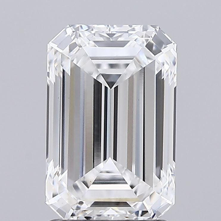 Loose Diamond - EMERALD 2.03ct D VVS2: Loose Diamond - EMERALD 2.03ct D VVS2 Source: This is a real non-mined Diamond that has been grown in a lab Shape: EMERALD Carats: 2.03 Color: D Clarity: VVS2 Certification: IGI Video: