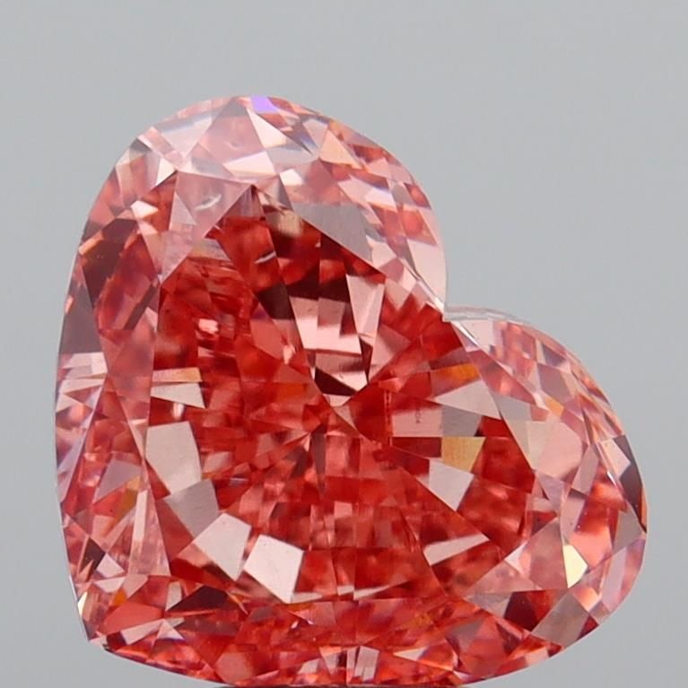 Loose Diamond - HEART 5.28ct Fancy Vivid Brown Pink VS2: Loose Diamond - HEART 5.28ct Fancy Vivid Brown Pink VS2 Source: This is a real non-mined Diamond that has been grown in a lab Shape: HEART Carats: 5.28 Color: Fancy Vivid Brown Pink Certification: IGI