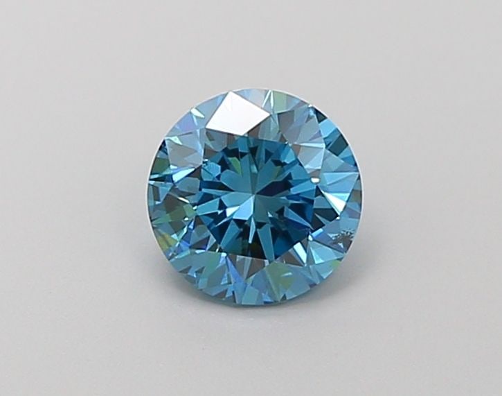 Loose Diamond - ROUND 0.79ct Fancy Vivid Blue SI1