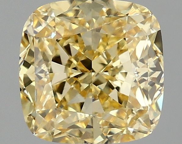 Loose Diamond - CUSHION MODIFIED 2.04ct Fancy Intense Yellow VS2: Loose Diamond - CUSHION MODIFIED 2.04ct Fancy Intense Yellow VS2 Source: This is a real non-mined Diamond that has been grown in a lab Shape: CUSHION MODIFIED Carats: 2.04 Color: Fancy Intense Yellow 
