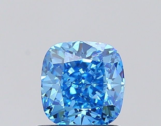 Loose Diamond - CUSHION MODIFIED 1.02ct Fancy Vivid Blue VVS1: Loose Diamond - CUSHION MODIFIED 1.02ct Fancy Vivid Blue VVS1 Source: This is a real non-mined Diamond that has been grown in a lab Shape: CUSHION MODIFIED Carats: 1.02 Color: Fancy Vivid Blue Certifi
