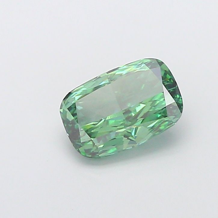 Loose Diamond - CUSHION MODIFIED 1.98ct Fancy Vivid Green VS1
