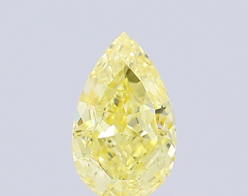 Loose Diamond - PEAR 1.02ct Fancy Vivid Yellow VVS2: Loose Diamond - PEAR 1.02ct Fancy Vivid Yellow VVS2 Source: This is a real non-mined Diamond that has been grown in a lab Shape: PEAR Carats: 1.02 Color: Fancy Vivid Yellow Certification: IGI Video: