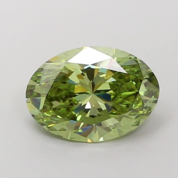 Loose Diamond - OVAL 2.01ct Fancy Vivid Green VS2: Loose Diamond - OVAL 2.01ct Fancy Vivid Green VS2 Source: This is a real non-mined Diamond that has been grown in a lab Shape: OVAL Carats: 2.01 Color: Fancy Vivid Green Certification: IGI Video: