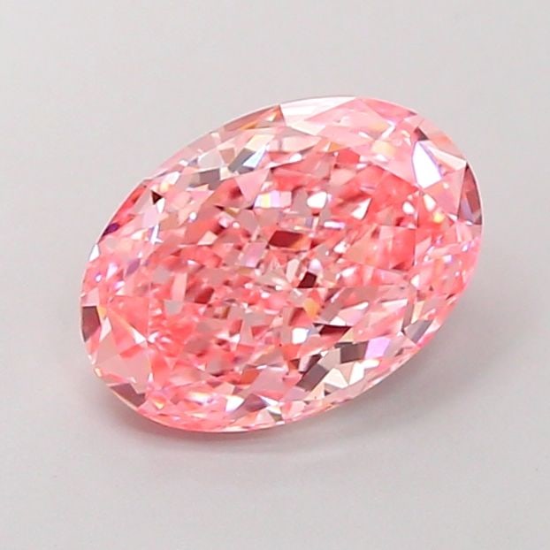 Loose Diamond - OVAL 2.73ct Fancy Vivid Pink VS1: Loose Diamond - OVAL 2.73ct Fancy Vivid Pink VS1 Source: This is a real non-mined Diamond that has been grown in a lab Shape: OVAL Carats: 2.73 Color: Fancy Vivid Pink Certification: IGI Video: