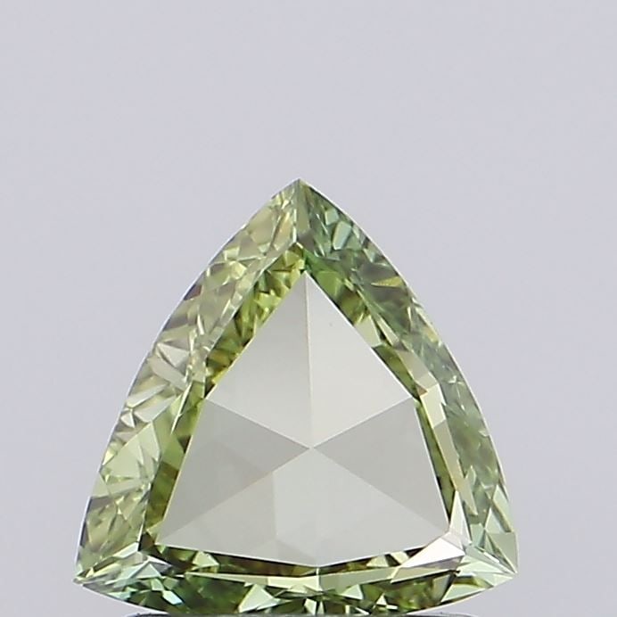 Loose Diamond - ROSE 0.67ct Fancy Vivid Green VVS2: Loose Diamond - ROSE 0.67ct Fancy Vivid Green VVS2 Source: This is a real non-mined Diamond that has been grown in a lab Shape: ROSE Carats: 0.67 Color: Fancy Vivid Green Certification: NONE Video: