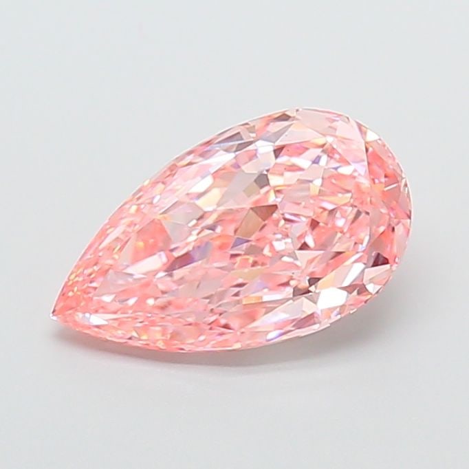 Loose Diamond - PEAR 3.12ct Fancy Vivid Pink VS1: Loose Diamond - PEAR 3.12ct Fancy Vivid Pink VS1 Source: This is a real non-mined Diamond that has been grown in a lab Shape: PEAR Carats: 3.12 Color: Fancy Vivid Pink Certification: IGI Video: