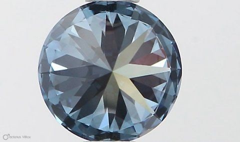 Loose Diamond - ROUND 0.6ct Fancy Vivid Blue IF