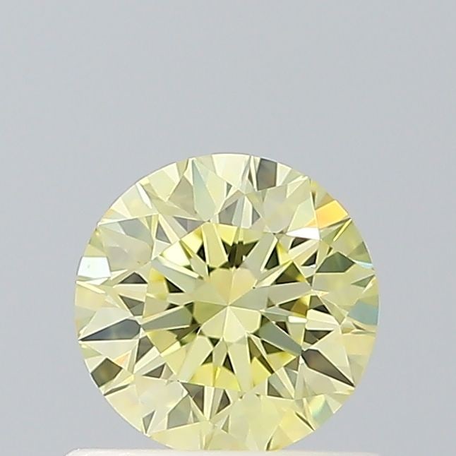 Loose Diamond - ROUND 0.58ct Fancy Intense Yellow VS1: Loose Diamond - ROUND 0.58ct Fancy Intense Yellow VS1 Source: This is a real non-mined Diamond that has been grown in a lab Shape: ROUND Carats: 0.58 Color: Fancy Intense Yellow Certification: IGI Vid