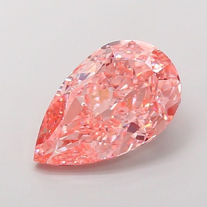 Loose Diamond - PEAR 5.03ct Fancy Vivid Pink VVS2: Loose Diamond - PEAR 5.03ct Fancy Vivid Pink VVS2 Source: This is a real non-mined Diamond that has been grown in a lab Shape: PEAR Carats: 5.03 Color: Fancy Vivid Pink Certification: IGI Video: