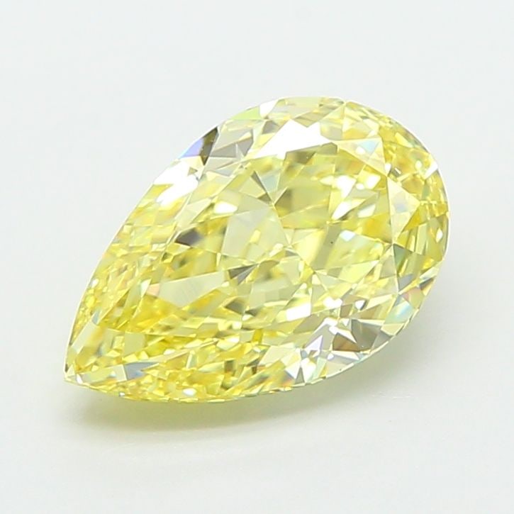 Loose Diamond - PEAR 2.04ct Fancy Intense Yellow VS1: Loose Diamond - PEAR 2.04ct Fancy Intense Yellow VS1 Source: This is a real non-mined Diamond that has been grown in a lab Shape: PEAR Carats: 2.04 Color: Fancy Intense Yellow Certification: IGI Video