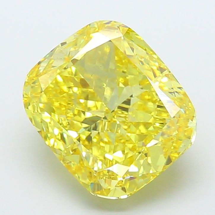 Loose Diamond - CUSHION MODIFIED 9.02ct Fancy Vivid Yellow VS1: Loose Diamond - CUSHION MODIFIED 9.02ct Fancy Vivid Yellow VS1 Source: This is a real non-mined Diamond that has been grown in a lab Shape: CUSHION MODIFIED Carats: 9.02 Color: Fancy Vivid Yellow Cert