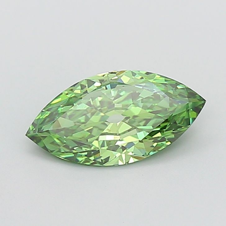 Loose Diamond - MARQUISE 1.86ct Fancy Vivid Green VVS2