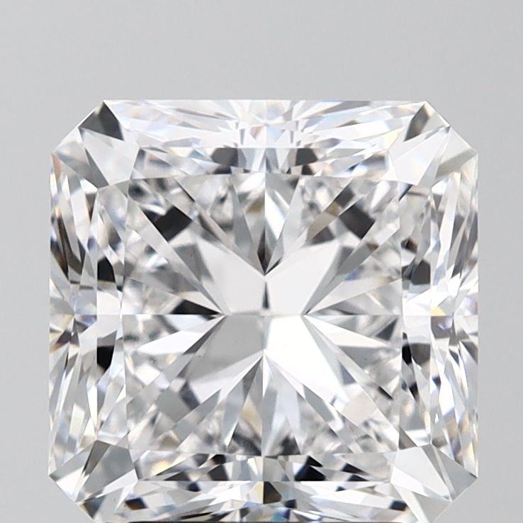 Loose Diamond - SQUARE RADIANT 4.08ct D VVS2: Loose Diamond - SQUARE RADIANT 4.08ct D VVS2 Source: This is a real non-mined Diamond that has been grown in a lab Shape: SQUARE RADIANT Carats: 4.08 Color: D Clarity: VVS2 Certification: IGI Video: