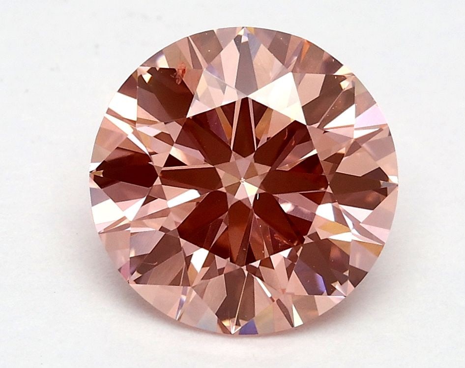 Loose Diamond - ROUND 1.52ct Fancy Vivid Pink SI1