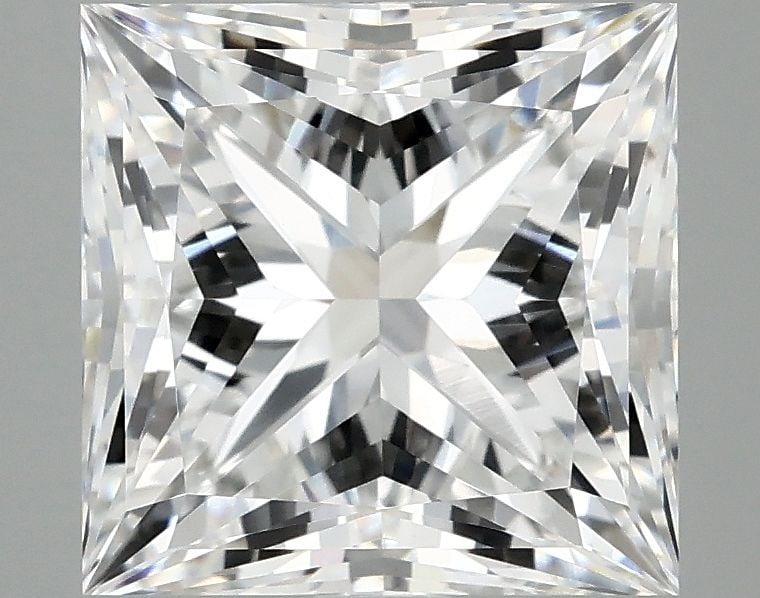 Loose Diamond - PRINCESS 4.08ct E VVS2