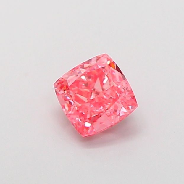 Loose Diamond - CUSHION BRILLIANT 1.0ct Fancy Vivid Pink VS2: Loose Diamond - CUSHION BRILLIANT 1.0ct Fancy Vivid Pink VS2 Source: This is a real non-mined Diamond that has been grown in a lab Shape: CUSHION BRILLIANT Carats: 1.0 Color: Fancy Vivid Pink Certific
