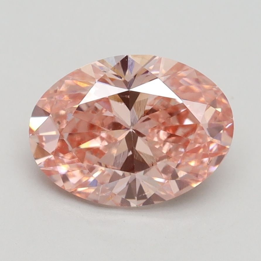 Loose Diamond - OVAL 1.9ct Fancy Vivid Pink SI1: Loose Diamond - OVAL 1.9ct Fancy Vivid Pink SI1 Source: This is a real non-mined Diamond that has been grown in a lab Shape: OVAL Carats: 1.9 Color: Fancy Vivid Pink Certification: IGI Video: