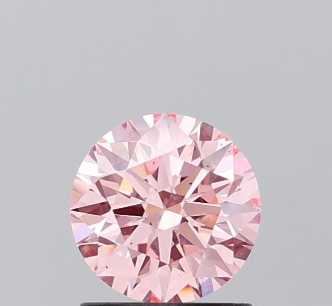 Ideal Loose Diamond - ROUND 1.06ct Fancy Intense Pink VS2