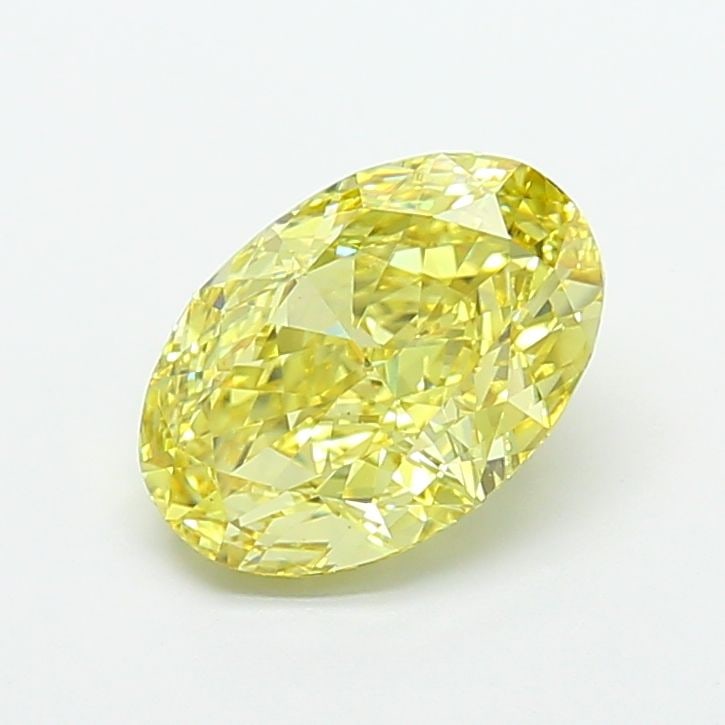 Loose Diamond - OVAL 4.02ct Fancy Intense Yellow VVS2: Loose Diamond - OVAL 4.02ct Fancy Intense Yellow VVS2 Source: This is a real non-mined Diamond that has been grown in a lab Shape: OVAL Carats: 4.02 Color: Fancy Intense Yellow Certification: IGI Vide