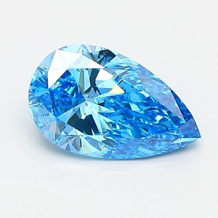 Loose Diamond - PEAR 1.01ct Fancy Vivid Blue SI1: Loose Diamond - PEAR 1.01ct Fancy Vivid Blue SI1 Source: This is a real non-mined Diamond that has been grown in a lab Shape: PEAR Carats: 1.01 Color: Fancy Vivid Blue Certification: IGI Video: