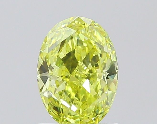 Loose Diamond - OVAL 1.01ct Fancy Intense Yellow VS1: Loose Diamond - OVAL 1.01ct Fancy Intense Yellow VS1 Source: This is a real non-mined Diamond that has been grown in a lab Shape: OVAL Carats: 1.01 Color: Fancy Intense Yellow Certification: IGI The D