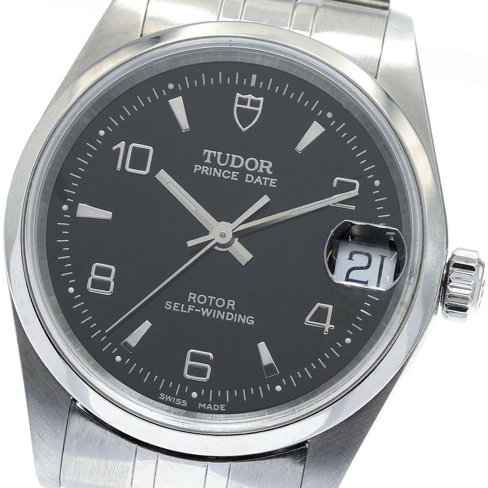 TUDOR Prince Date Ref 72000 Automatic Black Dial Wristwatch (1 of 6)