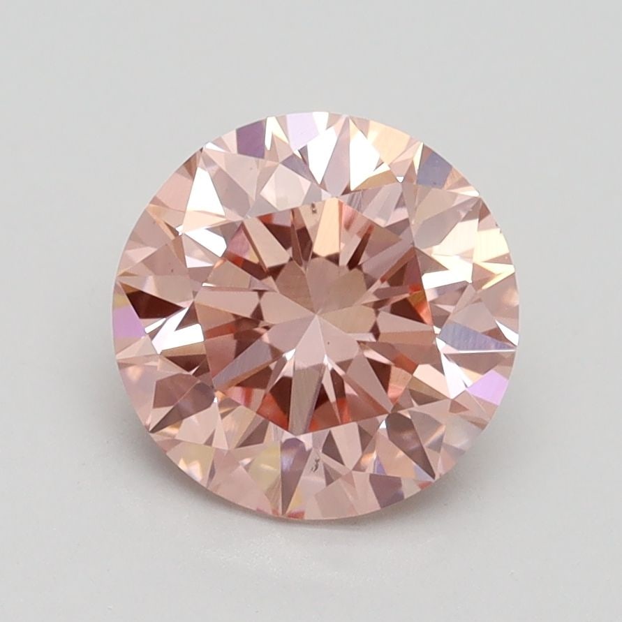 Loose Diamond - ROUND 1.87ct Fancy Intense Pink VS2: Loose Diamond - ROUND 1.87ct Fancy Intense Pink VS2 Source: This is a real non-mined Diamond that has been grown in a lab Shape: ROUND Carats: 1.87 Color: Fancy Intense Pink Certification: IGI Video: