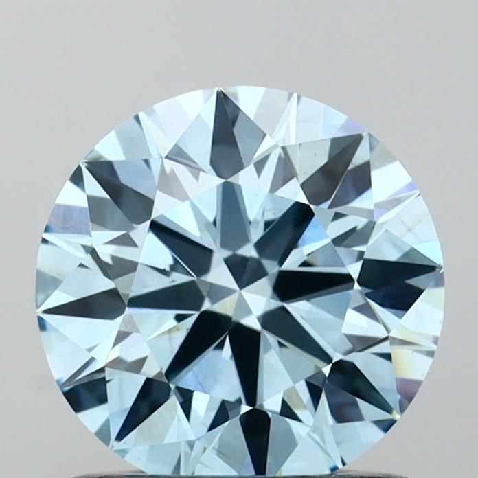 Ideal Loose Diamond - ROUND 0.95ct Fancy Vivid Blue VS1: Ideal Loose Diamond - ROUND 0.95ct Fancy Vivid Blue VS1 Source: This is a real non-mined Diamond that has been grown in a lab Shape: ROUND Carats: 0.95 Color: Fancy Vivid Blue Certification: IGI Video
