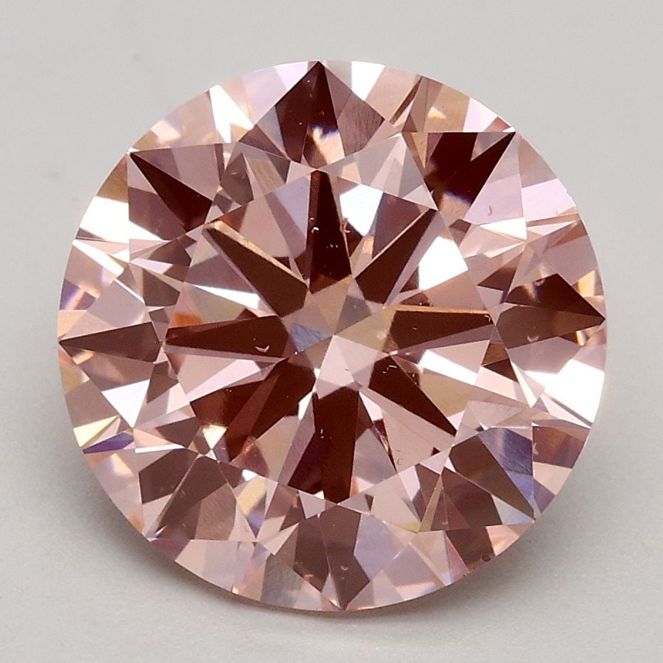 Loose Diamond - ROUND 3.0ct Fancy Intense Pink VS2