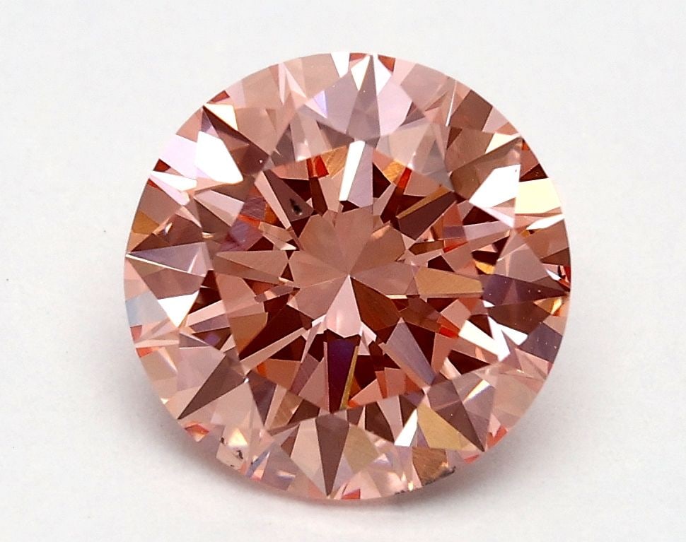 Loose Diamond - ROUND 1.7ct Fancy Vivid Pink VS2