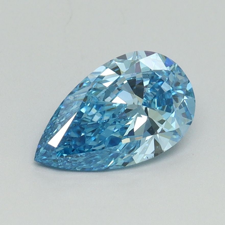 Loose Diamond - PEAR 1.0ct Fancy Vivid Blue VS1