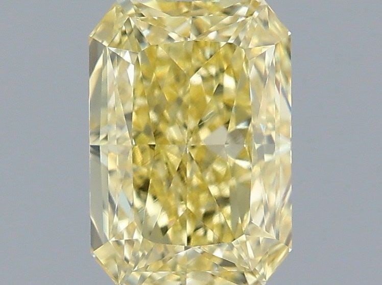 Loose Diamond - RADIANT 1.07ct Fancy Intense Yellow VVS2: Loose Diamond - RADIANT 1.07ct Fancy Intense Yellow VVS2 Source: This is a real non-mined Diamond that has been grown in a lab Shape: RADIANT Carats: 1.07 Color: Fancy Intense Yellow Certification: IG