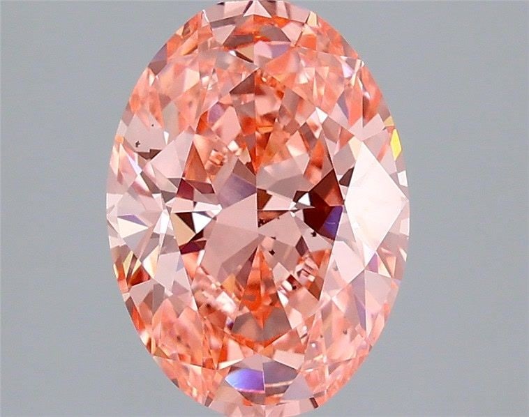 Loose Diamond - OVAL 2.44ct Fancy Vivid Pink VS2: Loose Diamond - OVAL 2.44ct Fancy Vivid Pink VS2 Source: This is a real non-mined Diamond that has been grown in a lab Shape: OVAL Carats: 2.44 Color: Fancy Vivid Pink Certification: IGI Video: