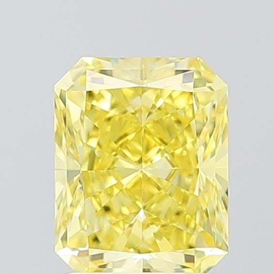 Loose Diamond - RADIANT 2.01ct Fancy Vivid Yellow VVS2: Loose Diamond - RADIANT 2.01ct Fancy Vivid Yellow VVS2 Source: This is a real non-mined Diamond that has been grown in a lab Shape: RADIANT Carats: 2.01 Color: Fancy Vivid Yellow Certification: IGI Vi