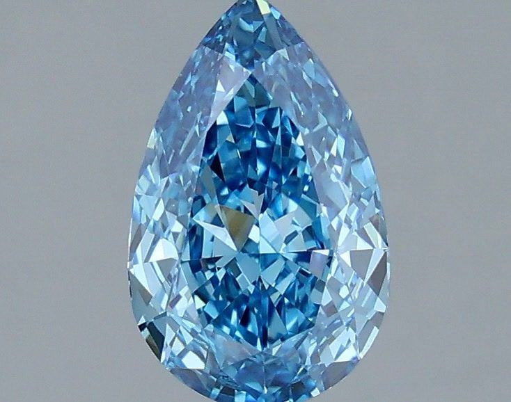 Loose Diamond - PEAR 2.04ct Fancy Vivid Blue VS1