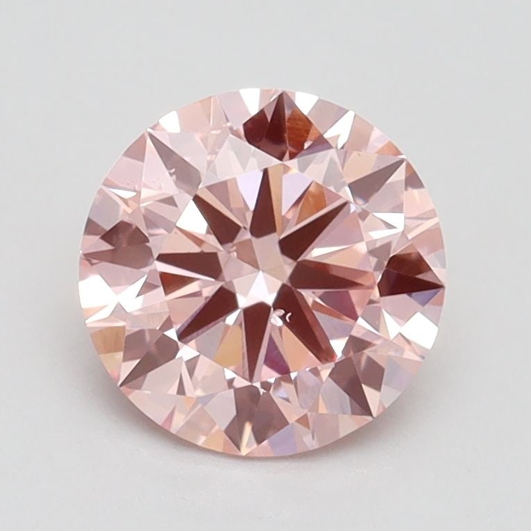 Loose Diamond - ROUND 1.3ct Fancy Intense Pink VS2